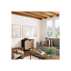 Modern Free Standing Buffet Sideboard Hallway, Entryway, Dining Living Room, Grey, 1 Storage Cabinet In Black -Tahanbath antique black tahanbath pantry organizers z w295p210807 44 1000