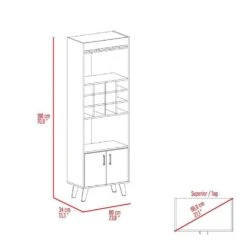 23.60 In. W X 13.30 In. D X 70.80 In. H Brown Particle Board Freestanding Linen Cabinet With 12 Shelves In Walnut 9 23.60 In. W X 13.30 In. D X 70.80 In. H Brown Particle Board Freestanding Linen Cabinet With 12 Shelves In Walnut -Tahanbath black dark walnut tahanbath linen cabinets ct xl s00066 c3 1000