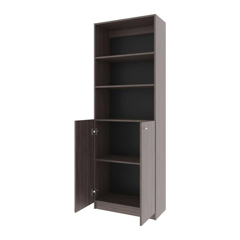 20.20 In. W X 8.50 In. D X 62.20 In. H Black Particle Board Freestanding Linen Cabinet W/9-Shelves In Black 1 20.20 In. W X 8.50 In. D X 62.20 In. H Black Particle Board Freestanding Linen Cabinet W/9-Shelves In Black