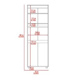 19 In. W X 23.60 In. D X 70.80 In. H Black Particle Board Freestanding Linen Cabinet With Shelves And Rod In Black 8 19 In. W X 23.60 In. D X 70.80 In. H Black Particle Board Freestanding Linen Cabinet With Shelves And Rod In Black -Tahanbath black tahanbath linen cabinets ct xl s00109 c3 1000