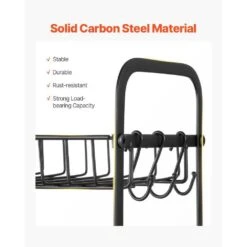 2 Tier Coffee Bar Organizer For Countertop With 12 Movable Mug Hook Mug Holder 16 2 Tier Coffee Bar Organizer For Countertop With 12 Movable Mug Hook Mug Holder -Tahanbath black tahanbath mug trees z d010277tj4j 44 1000