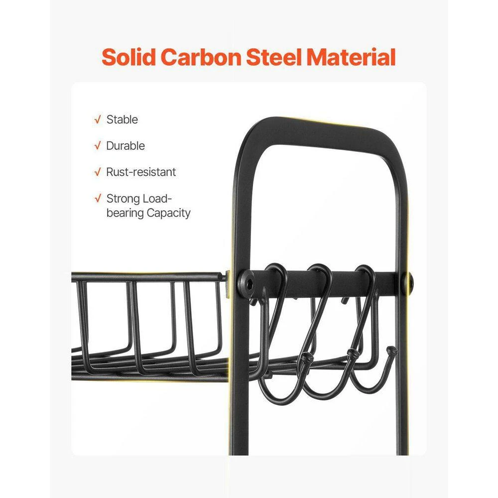 2 Tier Coffee Bar Organizer For Countertop With 12 Movable Mug Hook Mug Holder 7 2 Tier Coffee Bar Organizer For Countertop With 12 Movable Mug Hook Mug Holder - Image 7