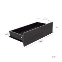 Living Room Sideboard Storage Cabinet, Drawer Cabinet In Black -Tahanbath black tahanbath pantry organizers z w1321111282 76 1000