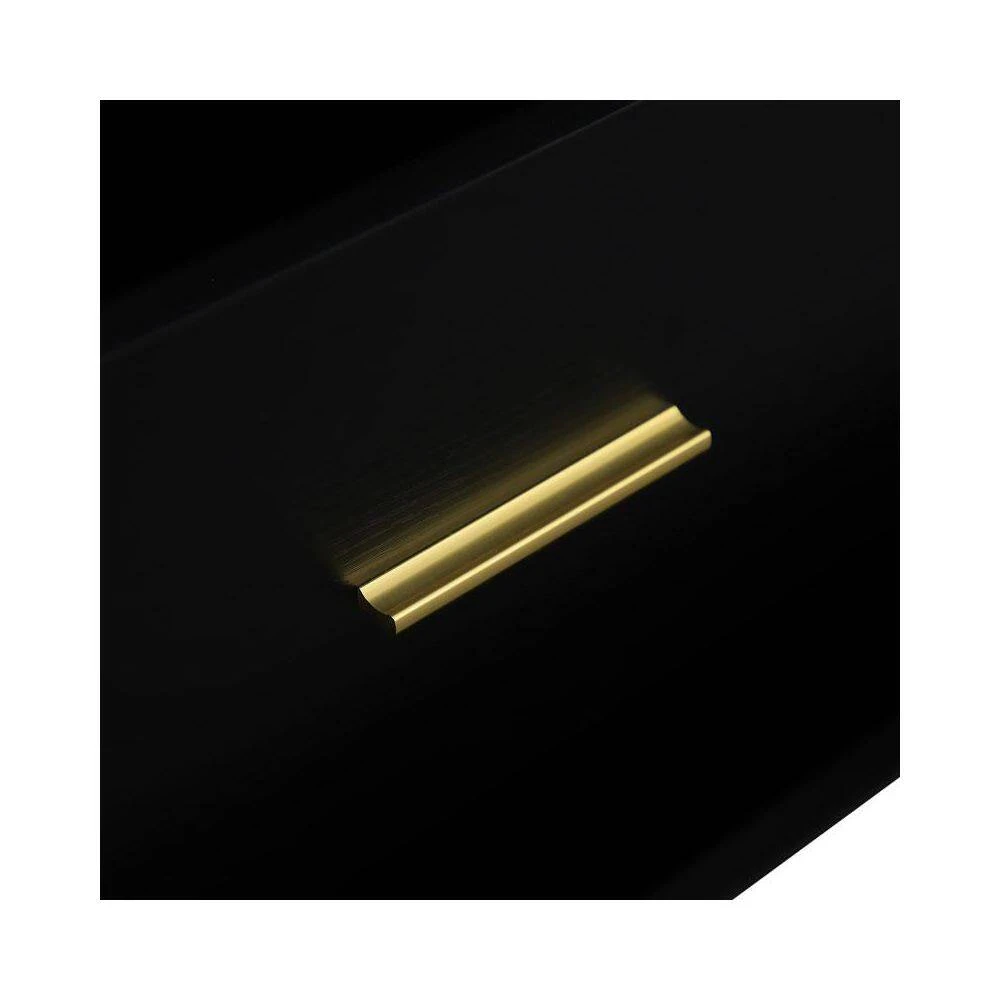 Modern Black 6-Drawer Dresser For Bedroom-Ample Storage Wide Chest Of Drawers, Sturdy And Safe 4 Modern Black 6-Drawer Dresser For Bedroom-Ample Storage Wide Chest Of Drawers, Sturdy And Safe - Image 4