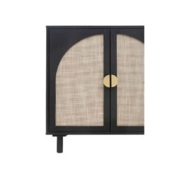 2 Door Cabinet, Suitable For Bedroom, Living Room, Study In Black 11 2 Door Cabinet, Suitable For Bedroom, Living Room, Study In Black -Tahanbath black tahanbath pantry organizers z w688134369 1f 1000