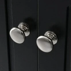 Black Triangle Bathroom Storage Cabinet With Adjustable Shelves Freestanding Floor Cabinet For Home Kitchen -Tahanbath black tahanbath pantry organizers z wf291467aab 4f 1000