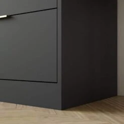 63 In. 9-Drawer Dresser: Large Deep Chest For Bedroom/Living Room In Black -Tahanbath black tahanbath pantry organizers z wf321489aak 4f 1000