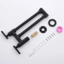 Brass Pot Filler, Wall Mount Commercial Pot Filler Faucet, Brass Copper Material Kitchen Folding Faucet -Tahanbath black tahanbath pot fillers z w1932p144229 44 1000