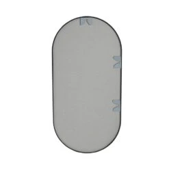 18 In. W X 35 In. H Oval Metal Framed Wall Bathroom Vanity Mirror In Black Framed -Tahanbath black tahanbath vanity mirrors q gg 99967978 44 1000
