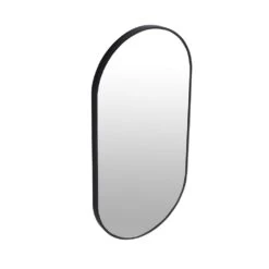 18 In. W X 35 In. H Oval Metal Framed Wall Bathroom Vanity Mirror In Black Framed -Tahanbath black tahanbath vanity mirrors q gg 99967978 76 1000
