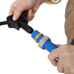 3/4in.x200ft. Air Compressor Piping, High Quality PEX-AL-PEX Tubing Air Hose Kit Air Compressor Accessories, Blue Tubing -Tahanbath blue tahanbath pex pipe z w465p220509 66 1000