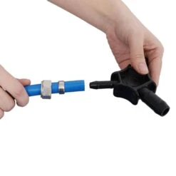 1/2 In. X 100 Ft. Plastic Air Compressor Piping High Quality PEX-AL-PEX Tubing Air Hose Kit Compressor Accessories, Blue -Tahanbath blue tahanbath pex pipe z w465p220515 fa 1000