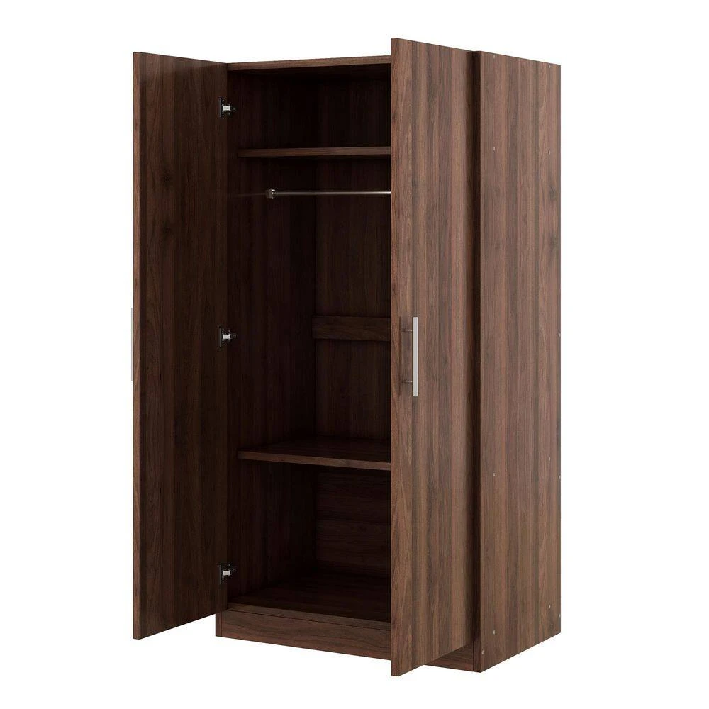 19.80 In. W X 31.50 In. D X 67.30 In. H Brown Wood Freestanding Linen Cabinet W/3-Storage Shelves And Door In Brown 6 19.80 In. W X 31.50 In. D X 67.30 In. H Brown Wood Freestanding Linen Cabinet W/3-Storage Shelves And Door In Brown - Image 6