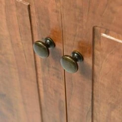 Brown Triangle Bathroom Storage Cabinet With Adjustable Shelves Freestanding Floor Cabinet For Home Kitchen -Tahanbath brown tahanbath pantry organizers z wf291467aad 1f 1000