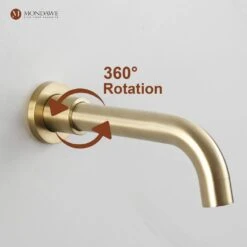 1-Spray 8 In. Ceiling Mount 1.8 GPM Dual Shower Head And Handheld Shower Head In Brush Gold -Tahanbath brush gold tahanbath dual shower heads z s133a3c 10bg d4 1000