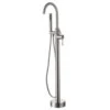 3-Handle Traditional Freestanding Bathtub Faucet(Brush Nickel)