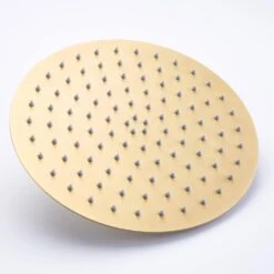 Single Handle 3-Spray High Pressure Tub And Shower Faucet Combo With Tub Spout In Brushed Gold (Valve Included) -Tahanbath brushed gold bathtub shower faucet combos w1194 d96203lsj zq 4f 1000