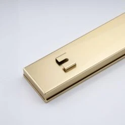 2.75 In. W X 36 In. D Stainless Steel Decorative Drain Cover With Brushed Gold -Tahanbath brushed gold shower drains q pzz 7001lsj 36 4f 1000
