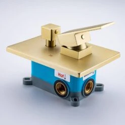 Rainfall 12 In. Square Shower Head Combo Set With Rough-in Valve Body And Trim Included In Brushed Gold 10 Rainfall 12 In. Square Shower Head Combo Set With Rough-in Valve Body And Trim Included In Brushed Gold -Tahanbath brushed gold shower faucets w1194 d97202lsj kxc 4f 1000