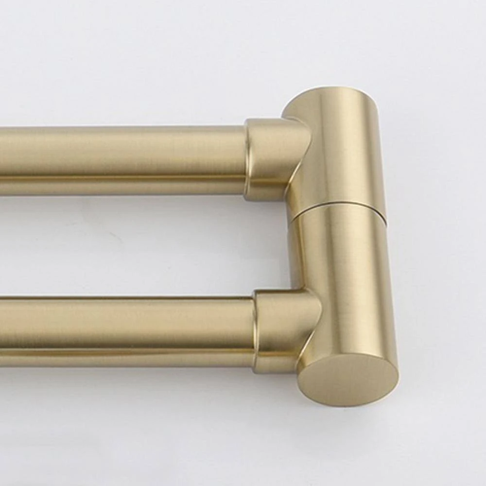Wall Mounted Pot Filler With Swivel Spout In Brushed Gold 3 Wall Mounted Pot Filler With Swivel Spout In Brushed Gold - Image 3