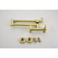 Pot Filler Faucets Both Hot Cold Water Wall Faucet Brass Faucets Kitchen -Tahanbath brushed gold tahanbath pot fillers z w2287p184471 44 1000