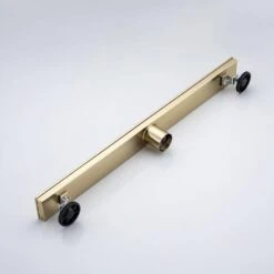 2.75 In. W X 28 In. D Stainless Steel Decorative Drain Cover With Brushed Gold -Tahanbath brushed gold tahanbath shower drains q pzz 7002lsj 28 fa 1000
