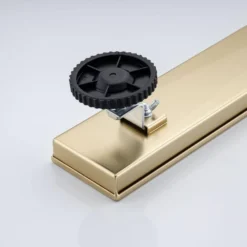 2.75 In. W X 24 In. D Stainless Steel Decorative Drain Cover With Brushed Gold -Tahanbath brushed gold tahanbath shower drains q pzz 7006lsj 24 44 1000