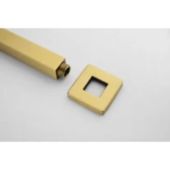 No Handle Rain Shower Head 1-Spray Shower Faucet 2.5 GPM With High Pressure Rainfall In. Brushed Gold -Tahanbath brushed gold tahanbath shower faucets z w2287 p182601 76 1000