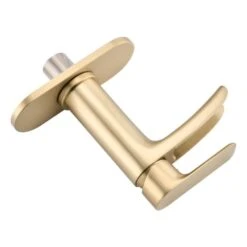 Brushed Nickel Waterfall Single-Handle Vanity Faucet, 1/3-Hole, W/Deck Plate & Pop-Up Drain -Tahanbath brushed gold tahanbath wall mounted faucets z k w1224p227673 76 1000