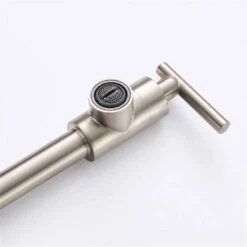 Wall Mounted Pot Filler With Swivel Spout In Brushed Nickel 11 Wall Mounted Pot Filler With Swivel Spout In Brushed Nickel -Tahanbath brushed nicke tahanbath pot fillers q ybs pf662 ns c3 1000