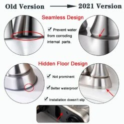 4 In. Centerset 2-Handle 360-Degree High Arc Swivel Spout Vanity Sink Faucet -Tahanbath brushed nickel centerset bathroom faucets x dr 4011b np 4f 1000