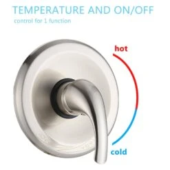 Single Handle 5 Spray Patterns Freestanding Tub And Shower Faucet 2.2 GPM In Brushed Nickel 10 Single Handle 5 Spray Patterns Freestanding Tub And Shower Faucet 2.2 GPM In Brushed Nickel -Tahanbath brushed nickel claw foot tub faucets x w1219 w43762 1f 1000