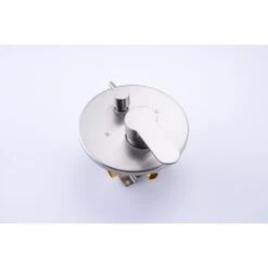 3-Spray Pattern With 2.5 GPM 10 In. Wall Mount Shower System Set Dual Shower Heads With Handheld Spray In Brushed Nickel -Tahanbath brushed nickel dual shower heads w1194 d96202bn zq 1f 1000