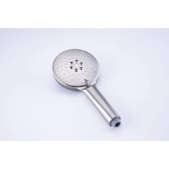 3-Spray Pattern With 2.5 GPM 10 In. Wall Mount Shower System Set Dual Shower Heads With Handheld Spray In Brushed Nickel -Tahanbath brushed nickel dual shower heads w1194 d96202bn zq 4f 1000