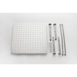 1-Spray Patterns 2.5 GPM 20 In. Ceiling Mount Fixed Shower Head In Brushed Nickel -Tahanbath brushed nickel fixed shower heads z w928123463 44 1000