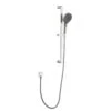 3-Spray Wall Mount Handheld Shower Head 1.8 GPM In Brushed Nickel