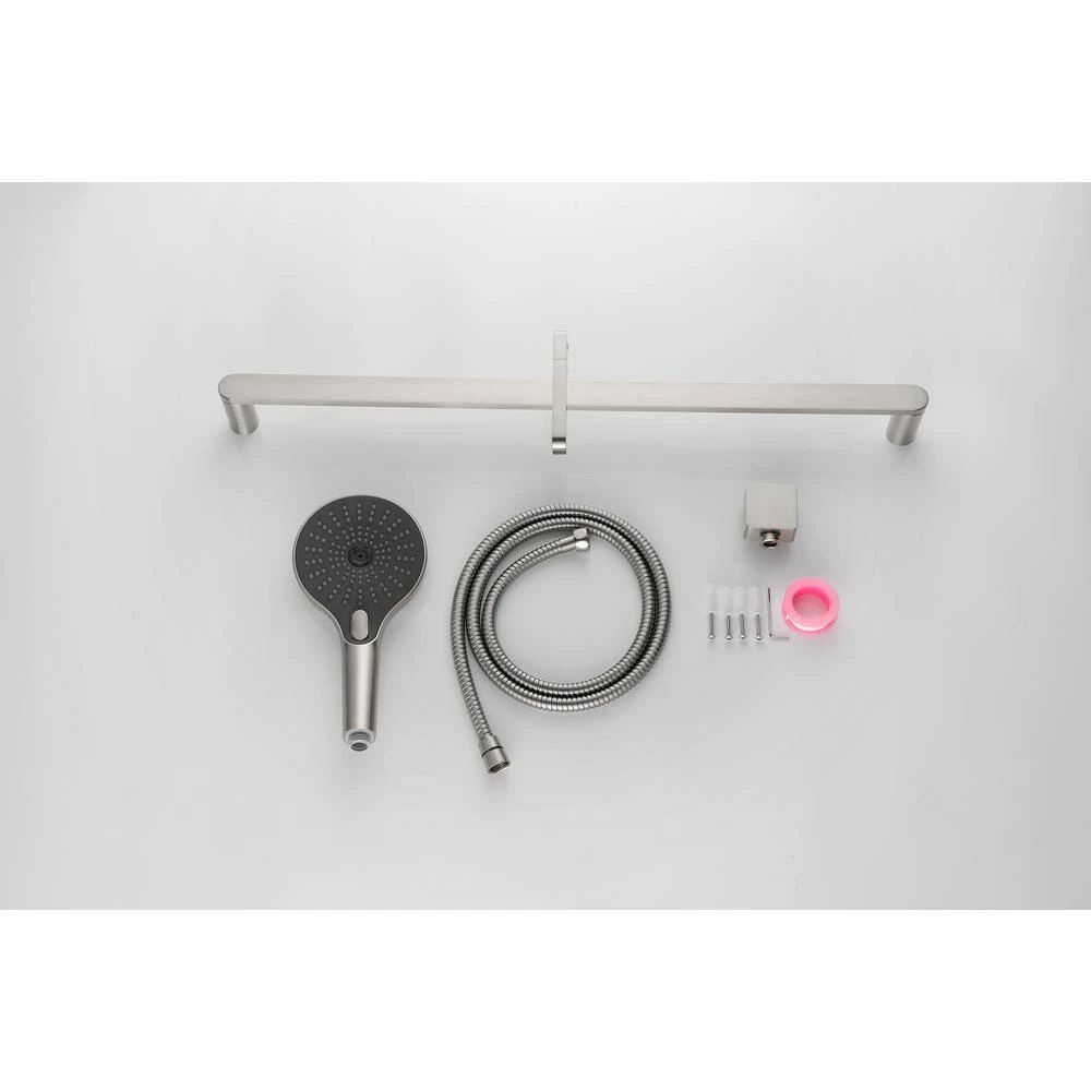 3-Spray Wall Mount Handheld Shower Head 1.8 GPM In Brushed Nickel 7 3-Spray Wall Mount Handheld Shower Head 1.8 GPM In Brushed Nickel - Image 7