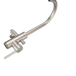 Single-Handle Floor-Mount Floor Bathtub Faucets Roman Tub Faucet In Brushed Nickel -Tahanbath brushed nickel roman tub faucets x dr 51015bn 76 1000