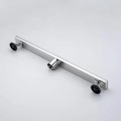 2.75 In. W X 24 In. D Stainless Steel Decorative Drain Cover With Brushed Nickel -Tahanbath brushed nickel shower drains q pzz 7006bn 24 44 1000