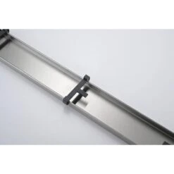 36 Inches Linear Shower Drain, Included Hair Strainer And Leveling Feet -Tahanbath brushed nickel shower drains z w928p199168 76 1000