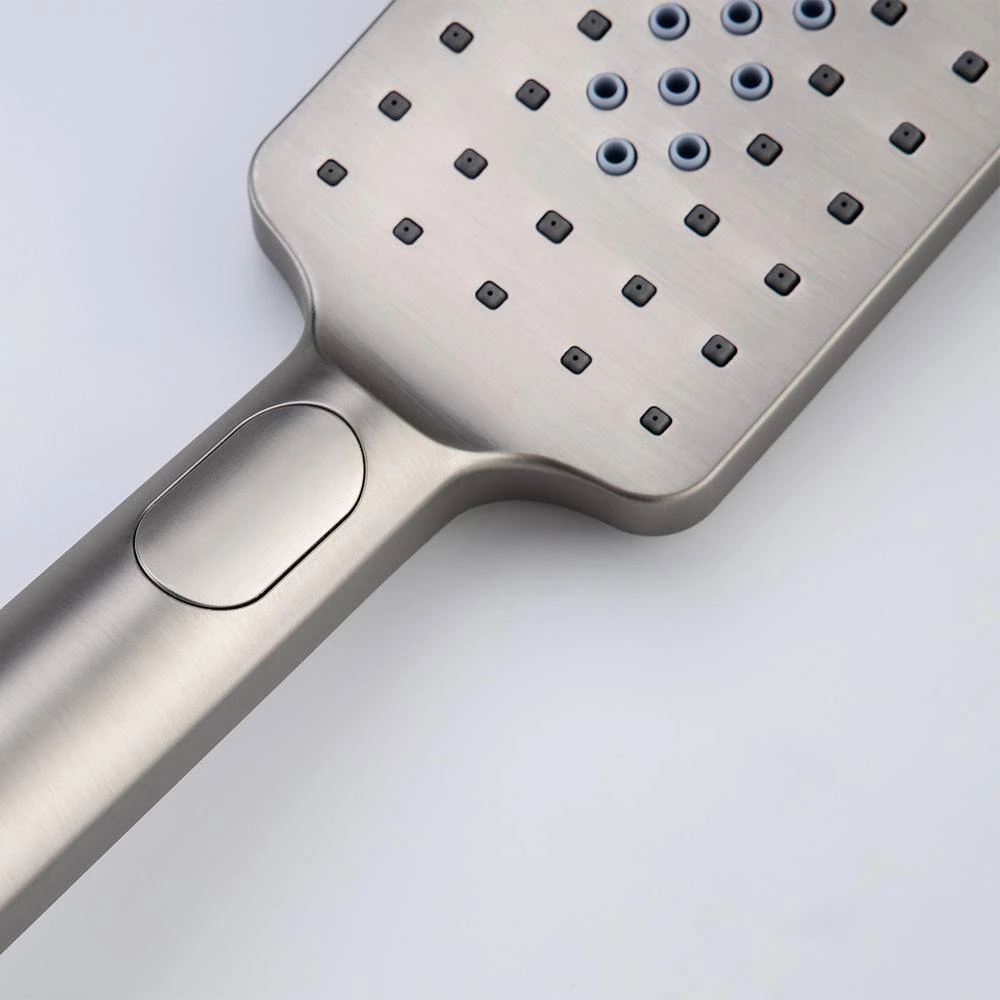 Rainfall 12 In. Square Shower Head Combo Set With Rough-in Valve Body And Trim Included In Brushed Nickel 4 Rainfall 12 In. Square Shower Head Combo Set With Rough-in Valve Body And Trim Included In Brushed Nickel - Image 4