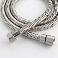 Single-Handle 3-Spray Patterns Anti-scald Shower Fixtures With Rough-In Pressure Balanced Valve In Brushed Nickel -Tahanbath brushed nickel shower faucets w1194 d98102bn kxc 44 1000