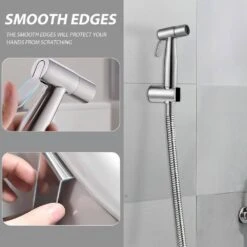 Single-Handle Bidet Faucet With Handle In Brushed Nickel -Tahanbath brushed nickel tahanbath bidet faucets z w1224105993 1f 1000