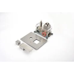 1-Spray Shower System 2.5 GPM With Dual Rain Shower Head, Hand Shower Head, Water Control Valve In Brushed Nickel -Tahanbath brushed nickel tahanbath dual shower heads y w2287 141514 4f 1000