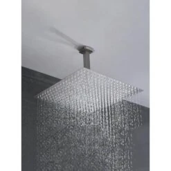 2-Spray 2 GPM Rectangle Ceiling Mounted Dual Shower System Combo Set With 16 In Shower Head In Brushed Nickel 11 2-Spray 2 GPM Rectangle Ceiling Mounted Dual Shower System Combo Set With 16 In Shower Head In Brushed Nickel -Tahanbath brushed nickel tahanbath dual shower heads z w2287p182592 44 1000