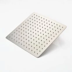 1-Spray Patterns With 2.5 GPM 12 In Wall Mount Rain Fixed Shower Head In Brushed Nickel