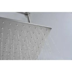 1-Spray Patterns 1.8GPM 19.68 In. Ceiling Mount Fixed Shower Head In Brushed Nickel -Tahanbath brushed nickel tahanbath fixed shower heads z w1272 110212 fa 1000