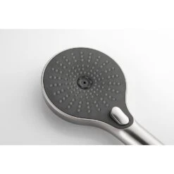 3-Spray Patters Wall Mount Handheld Shower Head 1.8 GPM In Brushed Nickel 69 In. Hose -Tahanbath brushed nickel tahanbath handheld shower heads z w1272 101889 4f 1000