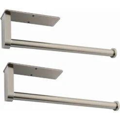 Paper Towel Holders, Paper Towels Rolls - For Kitchen In Brushed Nickel