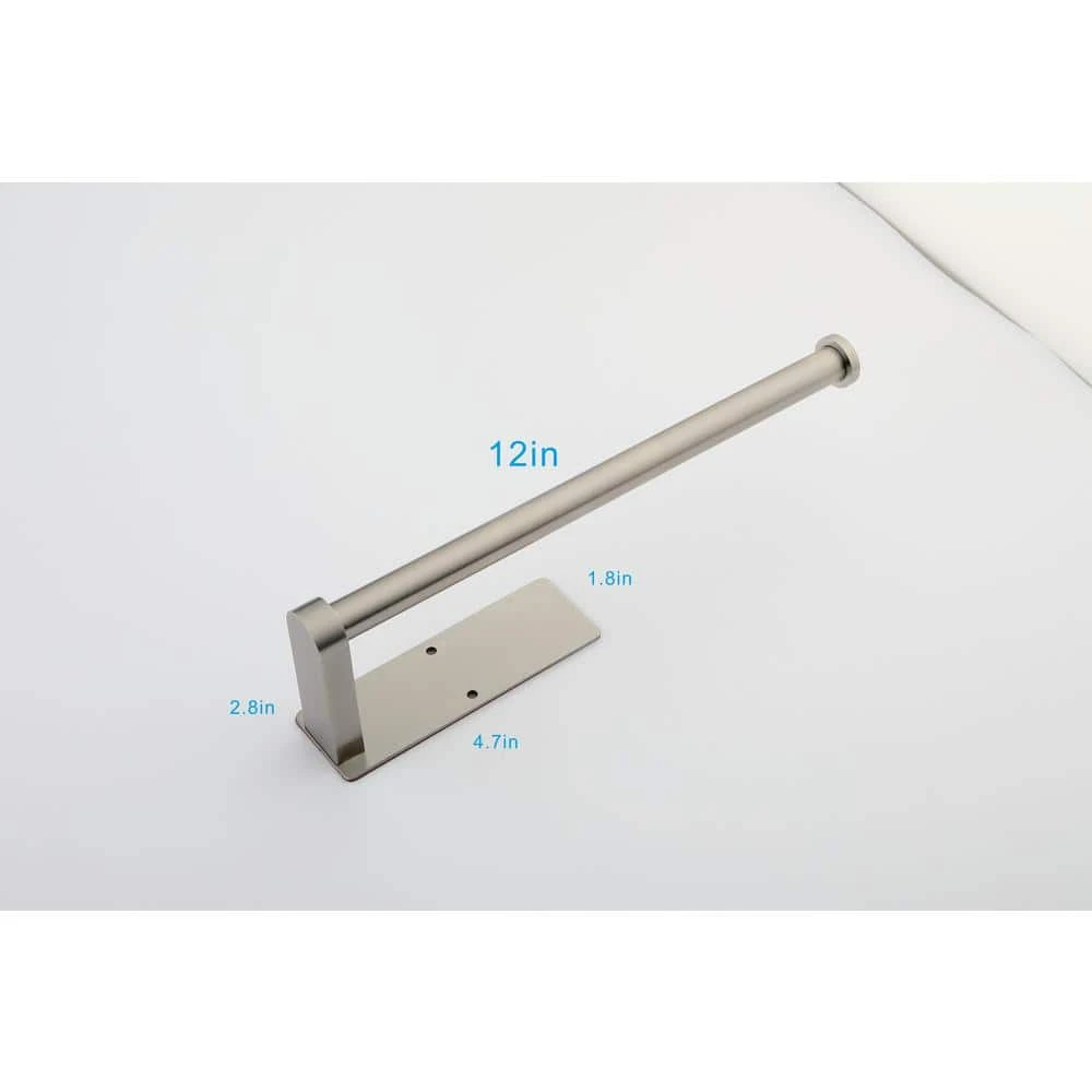 Paper Towel Holders, Paper Towels Rolls - For Kitchen In Brushed Nickel 2 Paper Towel Holders, Paper Towels Rolls - For Kitchen In Brushed Nickel - Image 2